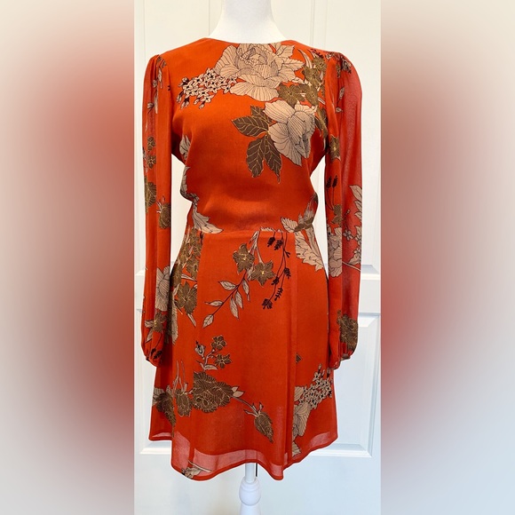 Reformation Blaire Dress Mandarin - Picture 3 of 6